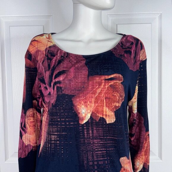 ROBERT RODRIGUEZ women's floral sweater medium - Picture 2 of 2